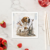 Englischer Pointer Serviette (Beispiel)