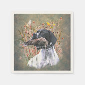 Englischer Pointer Serviette (Vorderseite)
