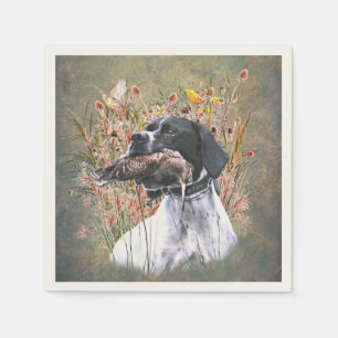 Englischer Pointer Serviette