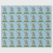 Englischer Ritter des fünfzehnten Jahrhunderts Geschenkpapier (Flach)