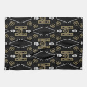 Englischer Ritterdrache Geschirrtuch (Horizontal)