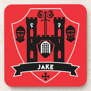 Englischer Ritterdrache Getränkeuntersetzer