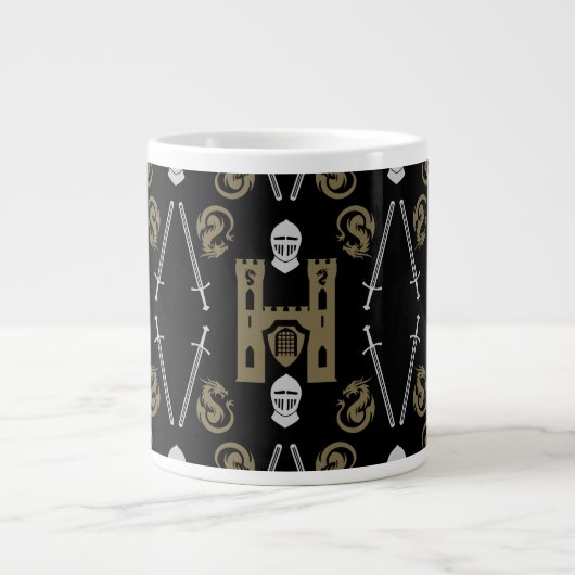 Englischer Ritterdrache Jumbo-Tasse (Vorderseite)