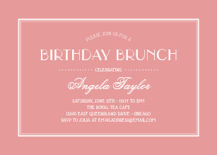 Brunch Einladungen Zazzle De