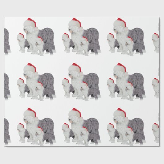 Englischer Schäferhund-glattes Packpapier, 30" x Geschenkpapier (Flach)