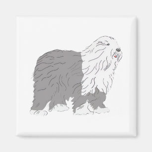 Englischer Schäferhund Magnet