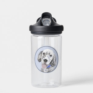 Englischer Setter Blue Belton Malerei Hund Kunst Trinkflasche