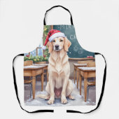 Englischer Setter Cozy Classroom Lehrer Santa Schürze (Vorderseite)