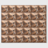 Englischer Setter Geschenkpapier (Flach)