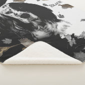 Englischer Setter in Schwarzweiß Sherpadecke (3/4)