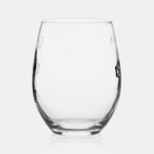 Englischer Setter, Jagd Weinglas Ohne Stiel (Links)