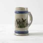 Englischer Setter, Jagdsaison Bierglas (VorderseiteRechts)