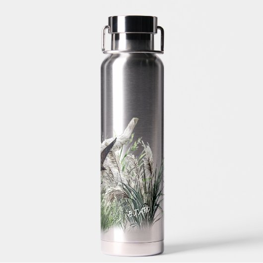 Englischer Setter, Jagdsaison Trinkflasche (Rückseite)