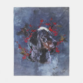 Englischer Setter mit Fasan, Kunst Fleecedecke (Vorderseite)