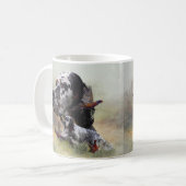 Englischer Setter mit Fasan, Kunst Kaffeetasse (Vorderseite Links)