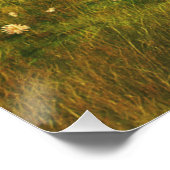 Englischer Setter mit Fasan, Kunst Poster (Ecke)