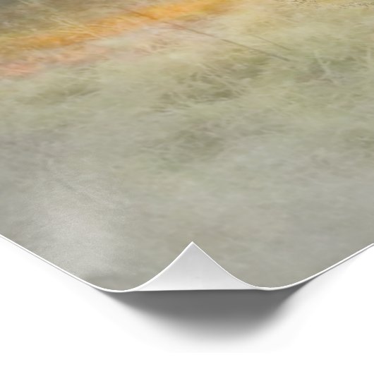 Englischer Setter mit Fasan, Kunst Poster (Ecke)