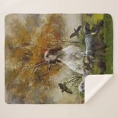 Englischer Setter mit Fasan, Kunst Sherpadecke (Vorderseite (Horizontal))