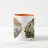 Englischer Setter mit Fasan, Kunst Tasse (Zentrum)
