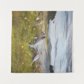 Englischer Setter mit Fasan, Kunst Wandteppich (Vorderseite (Horizontal))