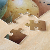 Englischer Setter mit Ostereiern Puzzle (Seite)