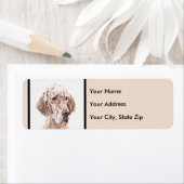 Englischer Setter Orange Belton Malerei Dog Art (Insitu)