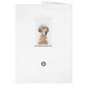 Englischer Setter Orange Belton Malerei Dog Art (Hinten)