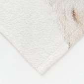 Englischer Setter Orange Belton Malerei Dog Art Fleecedecke (Ecke)