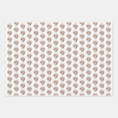 Englischer Setter Orange Belton Malerei Dog Art Geschenkpapier Set (Vorderseite 2)