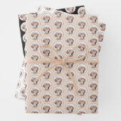 Englischer Setter Orange Belton Malerei Dog Art Geschenkpapier Set (Beispiel)