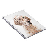 Englischer Setter Orange Belton Malerei Dog Art Notizblock (Rechte Seite)