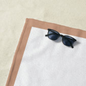 Englischer Setter Orange Belton Malerei Dog Art Strandtuch (Beispiel)