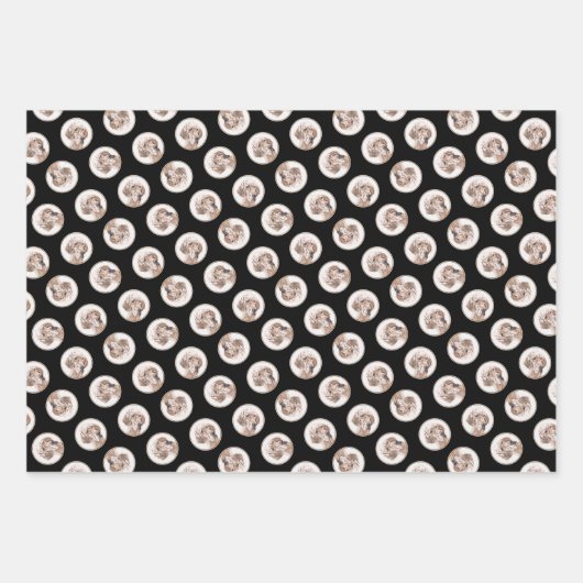 Englischer Setter Orange Belton Malerei Haustier H Geschenkpapier Set (Vorderseite 3)