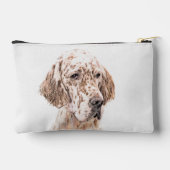 Englischer Setter Orange Belton Malerei Haustier H Zubehörtasche (Rückseite)