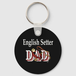 englischer Setter Papa Schlüsselanhänger