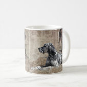 Englischer Setter, Pheasant Jägertester Poster Kaffeetasse (VorderseiteRechts)
