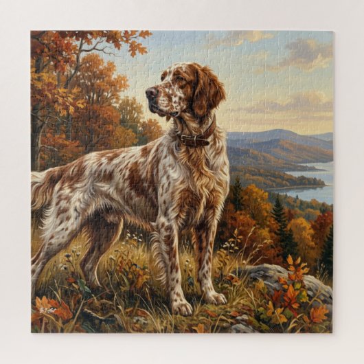 Englischer Setter Puzzle (Vertikal)