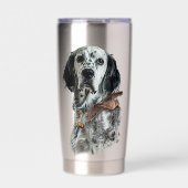 Englischer Setter  Thermobecher (Vorderseite)