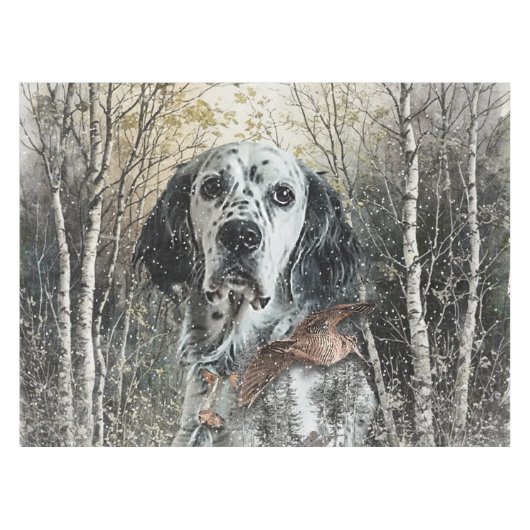 Englischer Setter  Tischdecke (Vorderseite (Horizontal))