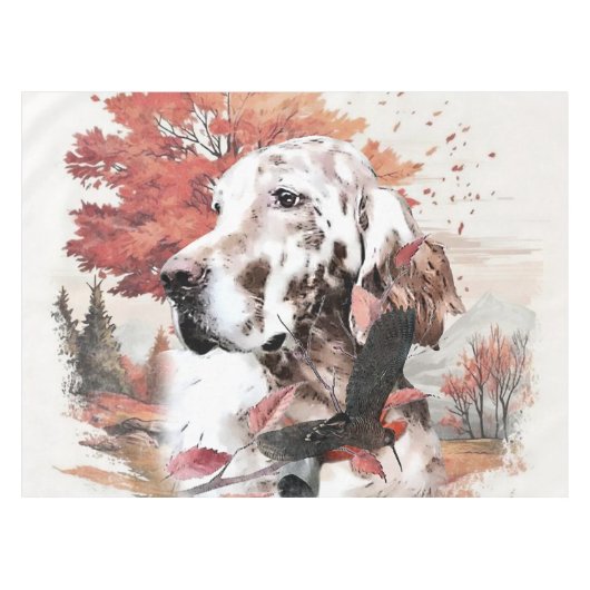 Englischer Setter  Tischdecke (Vorderseite (Horizontal))