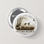 Englischer Setter, Waldschnepfenjagd Button (Vorne & Hinten)