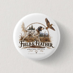 Englischer Setter, Waldschnepfenjagd Button