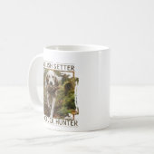 Englischer Setter, Waldschnepfenjagd  Kaffeetasse (Vorderseite Links)