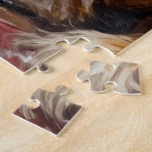 Englischer Setter Weihnachts Kamin Strumpf Puzzle (Seite)