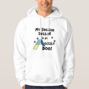 Englischer Setzer-Agility-Hund Hoodie
