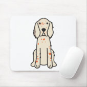 Englischer Setzer-HundeCartoon Mousepad (Mit Mouse)