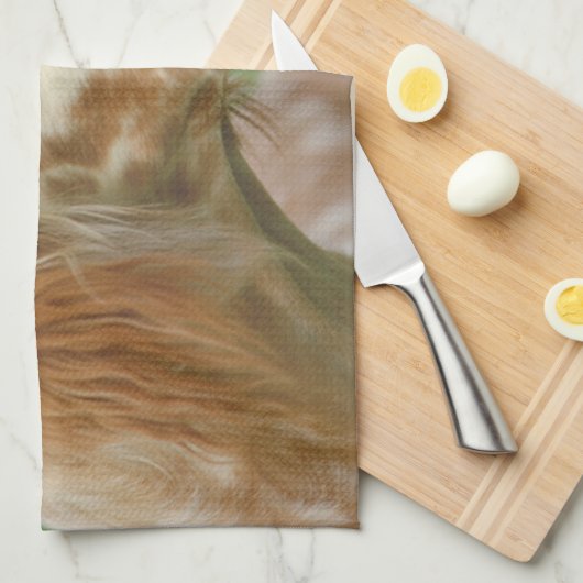 Englischer Setzer-HundeGeschirrtuch Geschirrtuch (Viertel Falte)