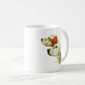 Englischer Setzer Kaffeetasse (VorderseiteRechts)