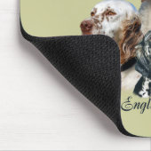 Englischer Setzer kann gerade ein Mousepads nicht (Ecke)