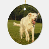 Englischer Setzer Keramik Ornament (Links)